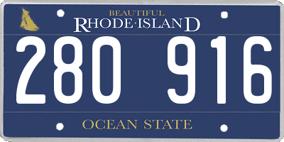 RI license plate 280916