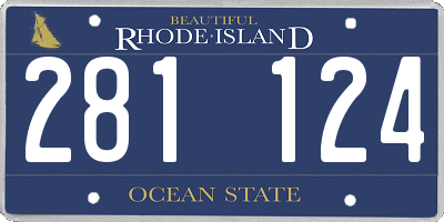 RI license plate 281124