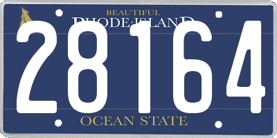 RI license plate 28164