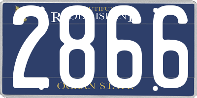 RI license plate 2866