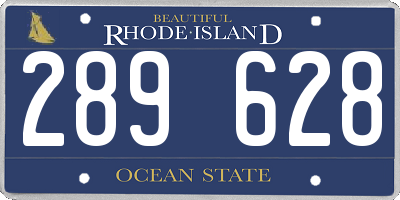 RI license plate 289628