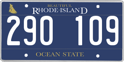 RI license plate 290109