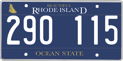 RI license plate 290115