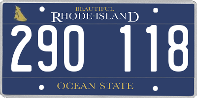 RI license plate 290118