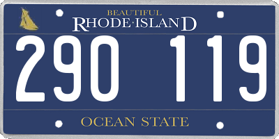 RI license plate 290119