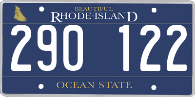 RI license plate 290122