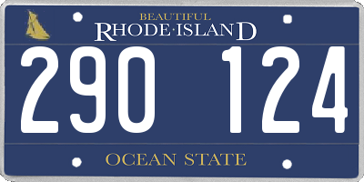 RI license plate 290124