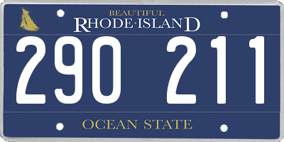 RI license plate 290211