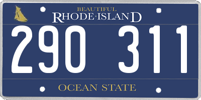 RI license plate 290311