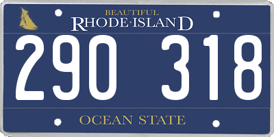 RI license plate 290318