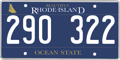 RI license plate 290322
