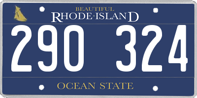 RI license plate 290324
