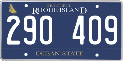 RI license plate 290409
