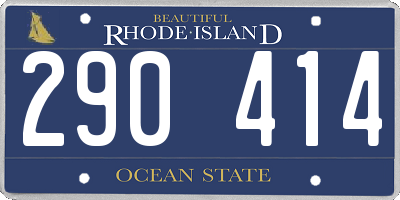RI license plate 290414
