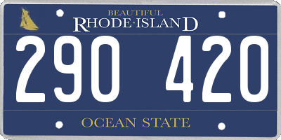 RI license plate 290420