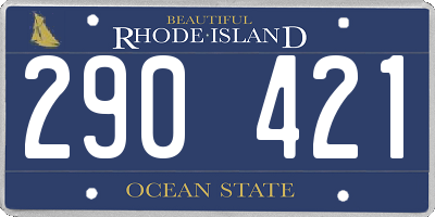 RI license plate 290421