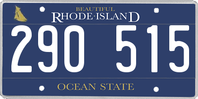 RI license plate 290515