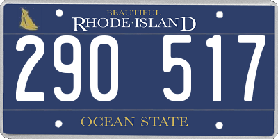 RI license plate 290517
