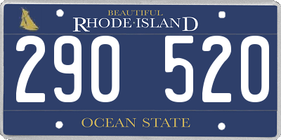 RI license plate 290520