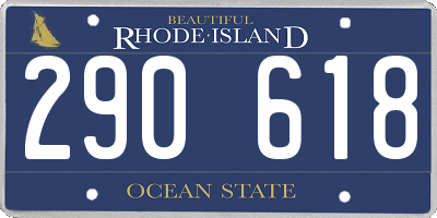 RI license plate 290618