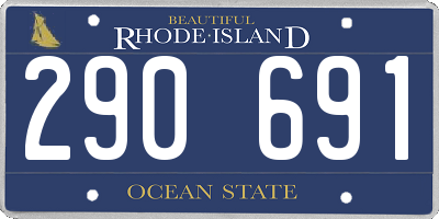 RI license plate 290691