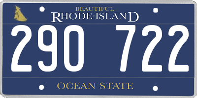 RI license plate 290722