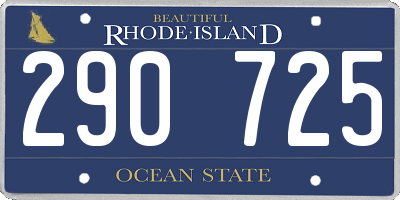 RI license plate 290725