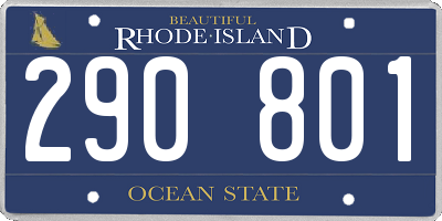 RI license plate 290801