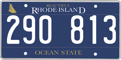 RI license plate 290813