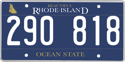 RI license plate 290818