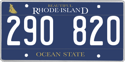 RI license plate 290820