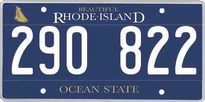RI license plate 290822