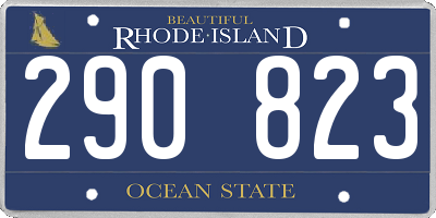 RI license plate 290823