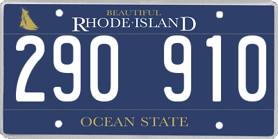RI license plate 290910