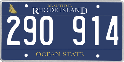 RI license plate 290914