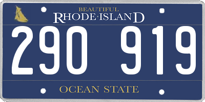 RI license plate 290919
