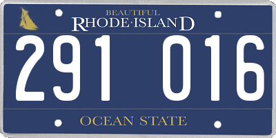 RI license plate 291016