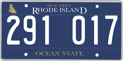 RI license plate 291017