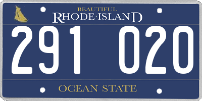 RI license plate 291020