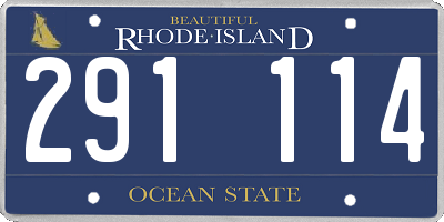 RI license plate 291114