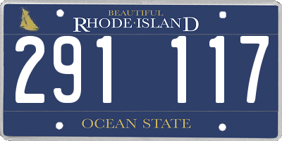 RI license plate 291117