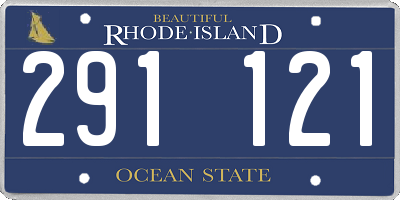 RI license plate 291121