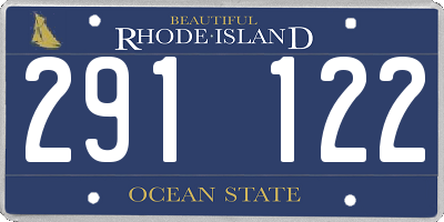 RI license plate 291122