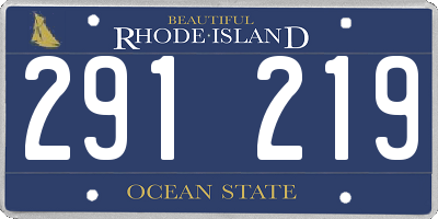 RI license plate 291219