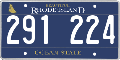 RI license plate 291224