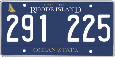 RI license plate 291225