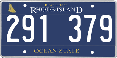 RI license plate 291379