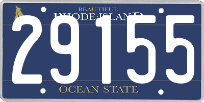 RI license plate 29155