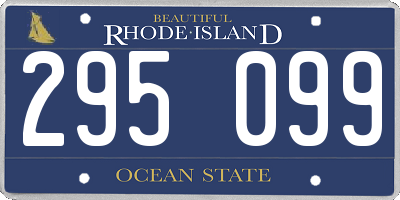 RI license plate 295099