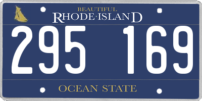 RI license plate 295169